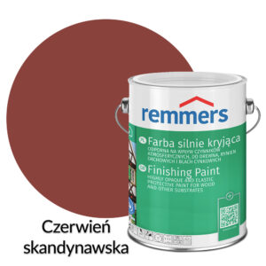 Remmers Deckfarbe Farba silnie kryjąca Czerwień skandynawska