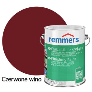 Remmers Deckfarbe Farba silnie kryjąca Czerwone wino